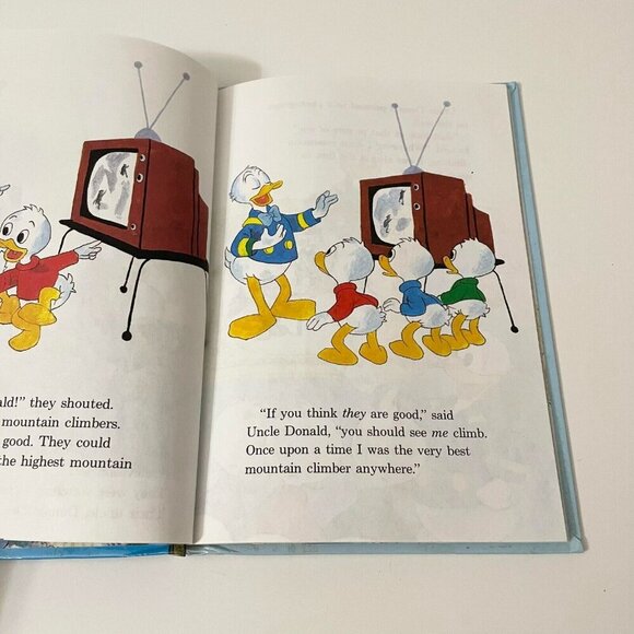 Vintage 1978 Walt Disney Presents Donald Duck Mountain Climber Book - Picture 12 of 16